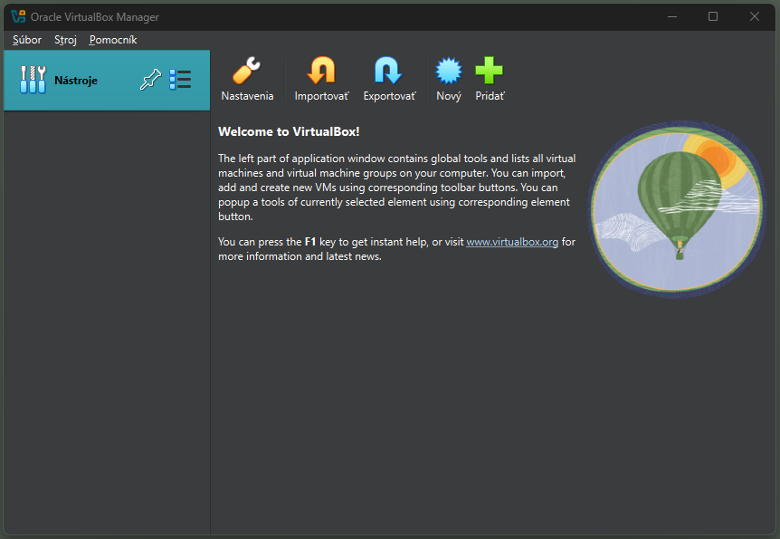 Linux návod - virtualbox