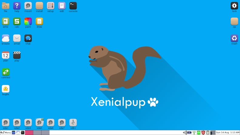 Zdrýchlenie počítača - Puppy Linux 7.5 XenialPup