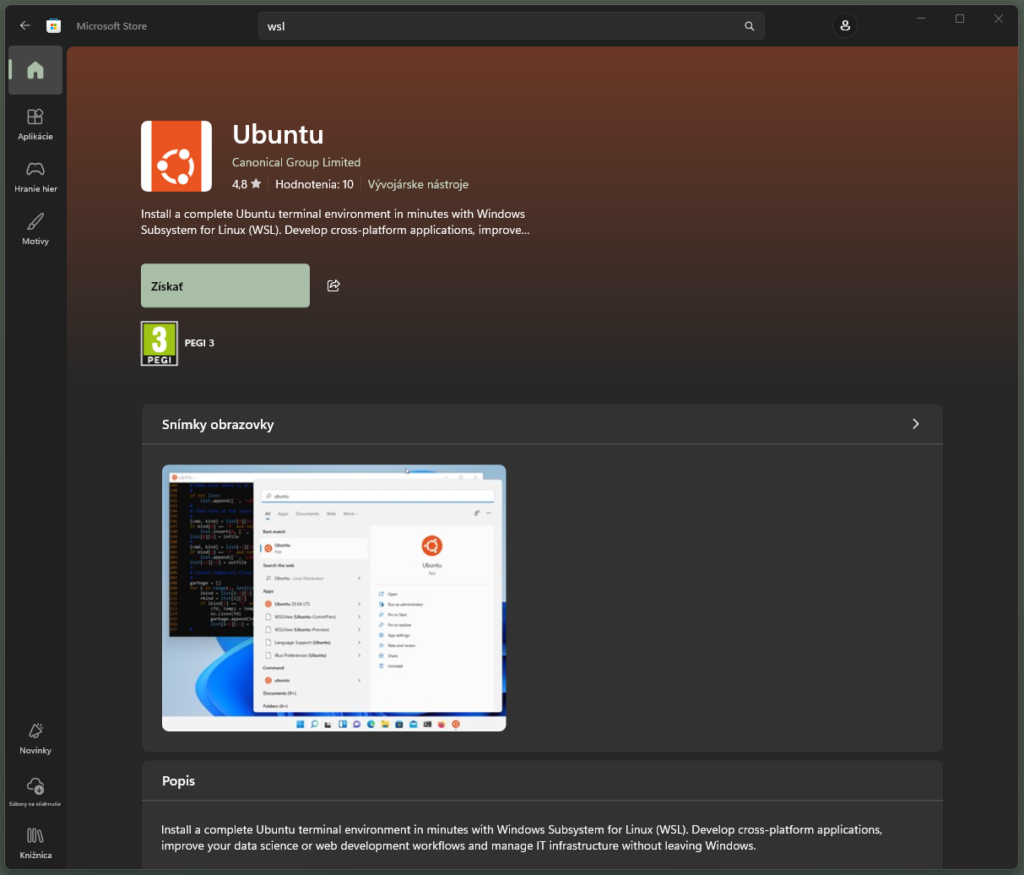 Linux vo Windowse